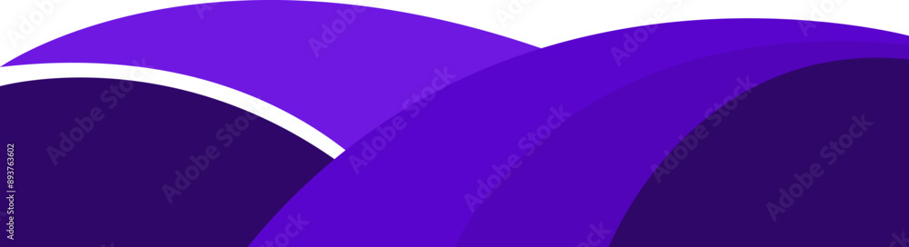 Poster header footer blue curve abstract style border frame vector illustration banner background design