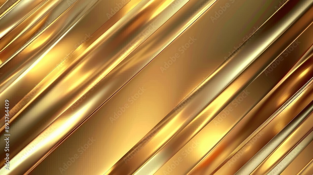 Poster abstract gold metallic background with gradient shading.