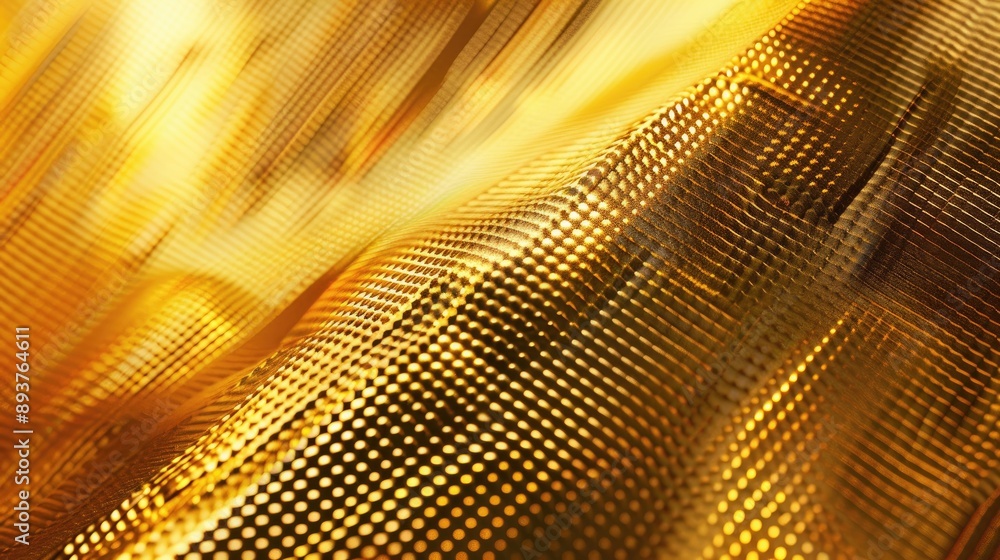Poster abstract gold metallic texture with gradient shading.