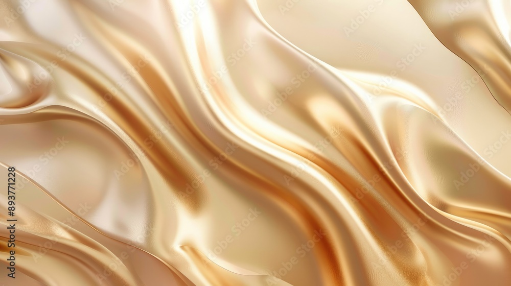 Poster soft gold color gradient with smooth metallic transitions.