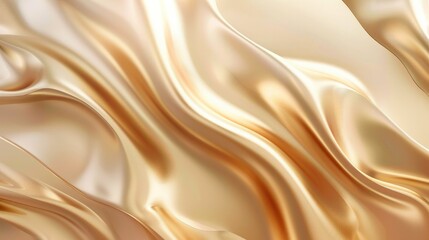 Fototapeta premium Soft gold color gradient with smooth metallic transitions.