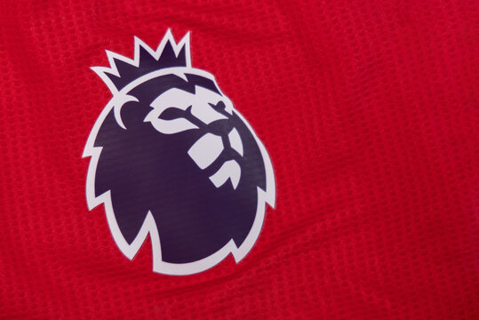 EPL English Premier League Patch on Red Jersey