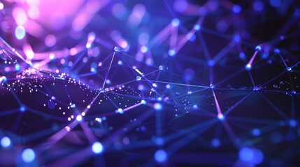 Obraz premium Abstract Network Connections