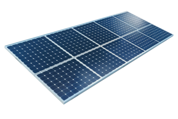 solar panels isolated on white or transparent png