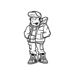 illustration of a man