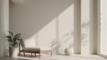 Fototapeta premium Sleek Geometry Modern Minimalist Design for a Chic and Contemporary Look
