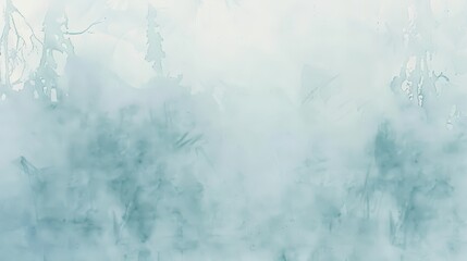 Abstract watercolor painting with faint blue hues and smudges resembling touch on rough canvas, evoking unease and nerve pain, no people present