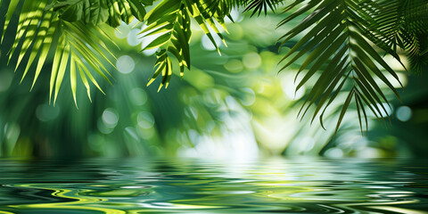 Tropical beach water close-up