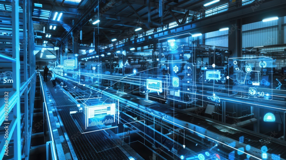 Poster cloud-based manufacturing execution systems (mes), facilitating real-time data exchange and process 