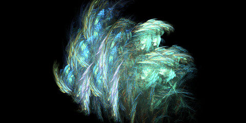Fraktaler Hintergrund für Webseite und Druckvorlage © Nick Freund