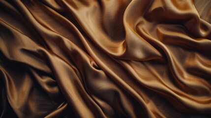 Obraz premium Abstract Brown Satin Fabric Texture.