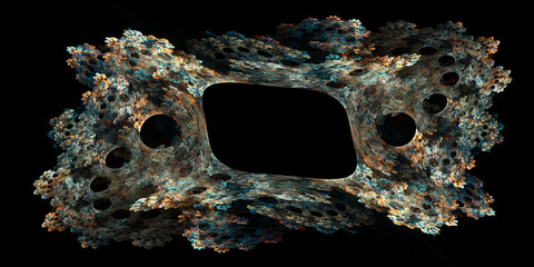 Fraktaler Hintergrund für Webseite und Druckvorlage © Nick Freund