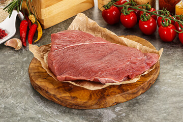 Raw beef meat shoulder for cooking