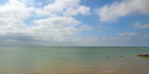 coast of the Sea of ​​Azov in Ukraine