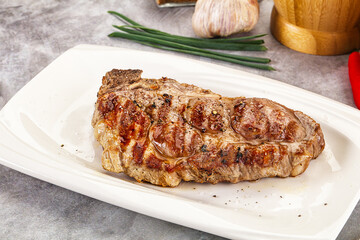 Grilled pork sirloin for dinner