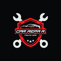 Car repair logo