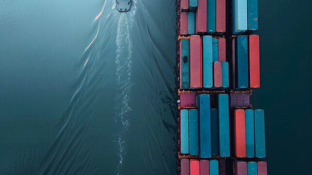 Cargo Efficiency: Innovations in Freight Transport showcases advancements logistics and transportation technologies, emphasizing sustainable practices and cutting-edge solutions that enhance the speed - Powered by Adobe