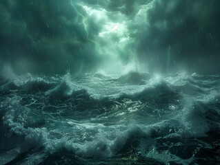 Storm sea thunderstorm outdoors