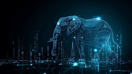 Digital Elephant in a Network of Lights