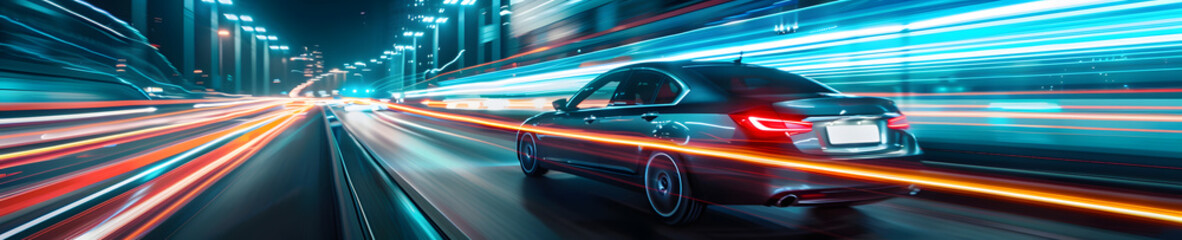 Fototapeta premium The Future of Transportation: Innovations in Mobility explores groundbreaking advancements in transport technologies, from autonomous vehicles to electric systems, highlighting how these innovations.