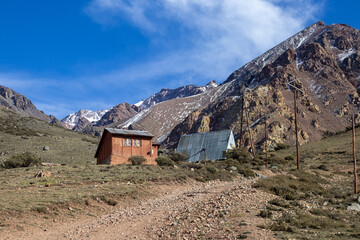 house in the mountains