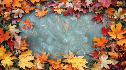 Autumn Leaves Border
