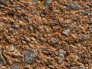 Macro shot of surface of a brick