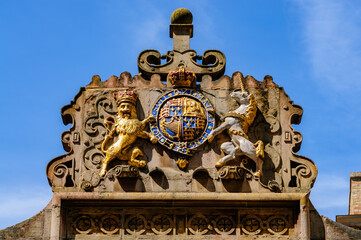 detail of the royal palace