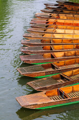 canoe on the river