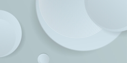 Geometry minimalistic vector design background with circles and lines