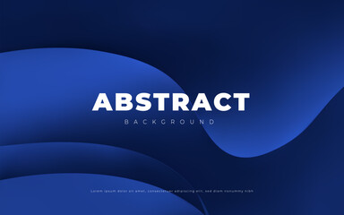 Abstract Curves 3D Vector Banner