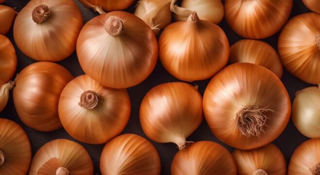 seamless onion pattern top view
