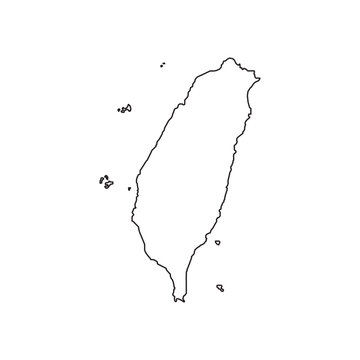 recommend clip art: Taiwan map icon