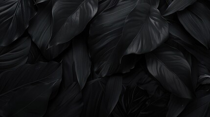 Dark and Moody Tropical Leaves