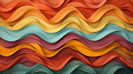 Dynamic autumn colors with abstract patterns, creating a vibrant fall background