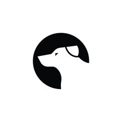 Dog logo icon vector