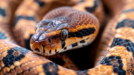 Obraz premium Dumerils Boa snake, showcasing its unique patterns