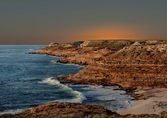 Fototapeta premium Sunset at Eagle Gorge, Western Australia