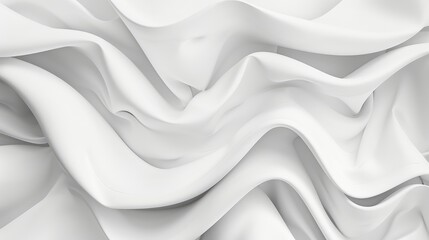 Obraz premium White abstract wave background