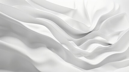 Fototapeta premium White abstract wave background