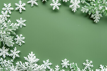 christmas background with snowflakes
