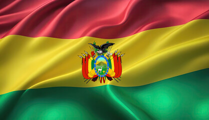 bolivian flag for national Day or Independence Day of bolivia