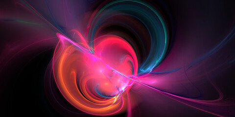 Fototapeta premium Kunstvoll Fraktal Hintergrundmotiv 