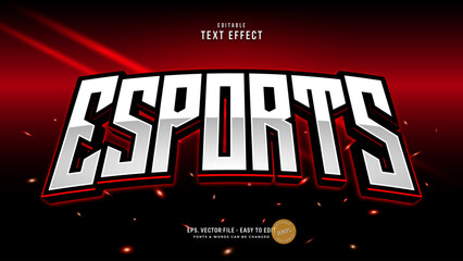 Esport editable text effect © Zdson