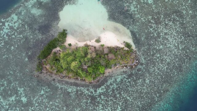 Aerial video over CYC Beach in Coron, Palawan. Philippines
