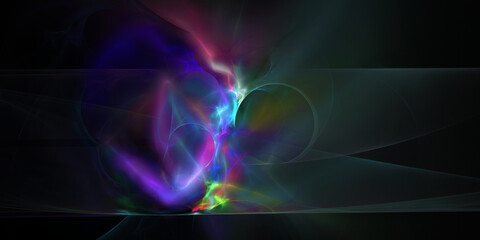 Obraz premium Kunstvoll Fraktal Hintergrundmotiv 