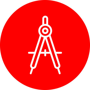 recommend clip art: Compass Vector Line White Circle Red