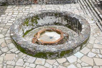 The ruins of Templo Mayor in Mexico City, once home to the most sacred Aztec pyramids and temples