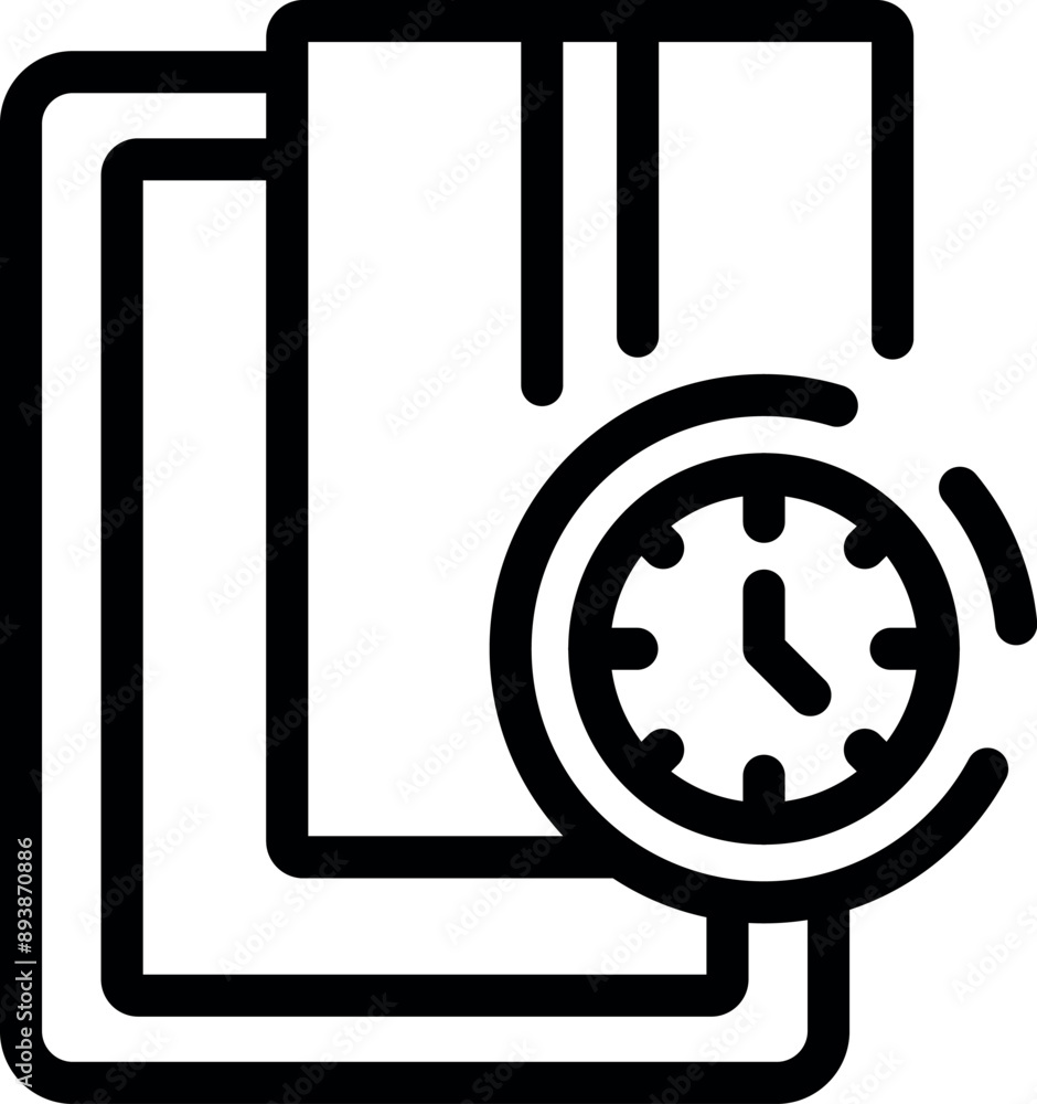 Poster this icon represents the concept of efficient data transfer, symbolizing speed and accuracy in a tim
