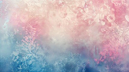 Obraz premium Pastel wallpaper with soft textures lace patterns and a nostalgic feel